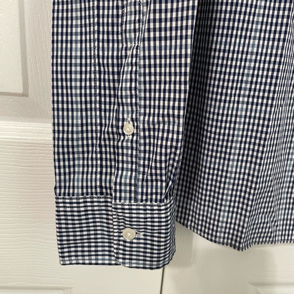 Bloomingdales NWT The Mens Store Plaid Button Down long sleeve shirt Medium - Picture 7 of 11